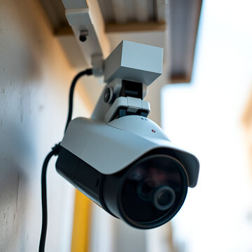 A photo camera to the safety of life and property of people.