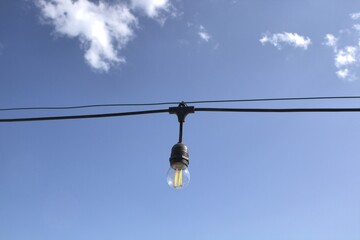 light in the sky
