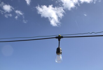 light in the sky