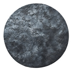 An abstract design showcasing a textured surface in shades of black and grey, creating a visually striking composition, isolated on transparent background