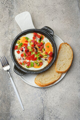 Deliciously Vibrant Breakfast Casserole Made with Fresh Vegetables and Tasty