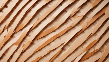 Abstract wooden weave pattern