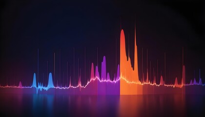 Abstract Sound Wave Visualization