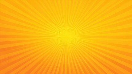Obraz premium A vibrant yellow sunburst pattern emanates from the center creating an uplifting and energetic feel. This background is perfect for various design projects that need a warm touch.