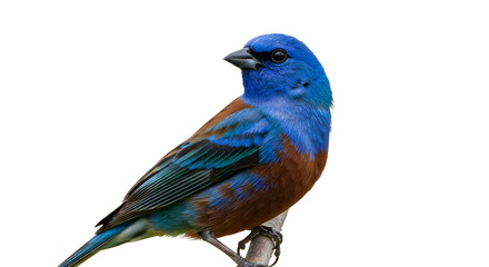 blue jay isolated on white background