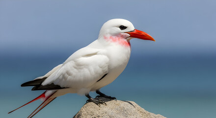 close up of a white stork