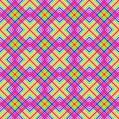 Colorful seamless geometric pattern with abstract shapes for fabric and wallpaper design