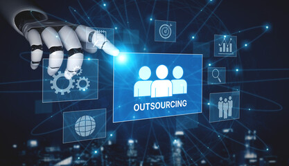 AI helps optimize outsourcing strategy by matching the right global workforce to specific tasks and analyzing productivity across external teams Vouch