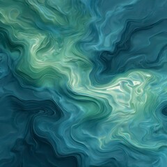 Obraz premium Abstract Artistic Marble Ocean Blue Wave Pattern Background