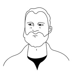 Modern Expressive Portraits – Diverse Ethnic Avatars in Clean Line Art Black and White Vector Illustration