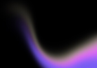 Abstract Neon Gradient Flow on Black Background