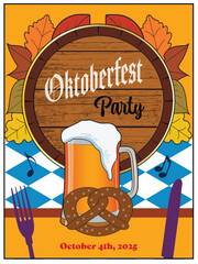 An advertisement for a German October fest.