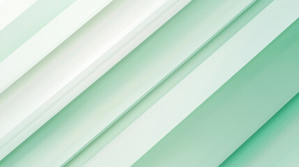 Obraz premium ミントグリーンの斜めの幾何学背景 