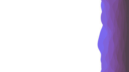 Modern abstract wavy purple gradient background with ample white copy space. Ideal for technology, business, and contemporary design projects.
