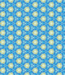 A geometric and abstract pattern featuring a repeating honeycomb design with glowing, light-colored triangular shapes. This modern aesthetic is perfect for backgrounds and artistic projects.

