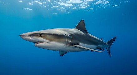 Obraz premium Reef Shark in Ocean.