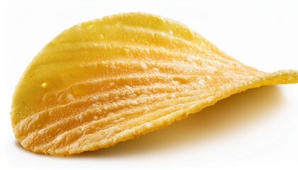 One Unit Of Potato Chips Snack Isolated On Transparent Front Background