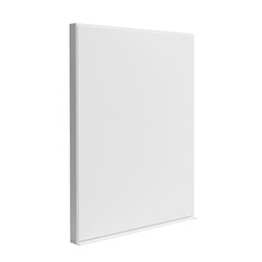 A blank white welcome sign mockup, Empty white welcome sign mockup displayed against a simple backdrop, suitable for design purposes, isolated on transparent background