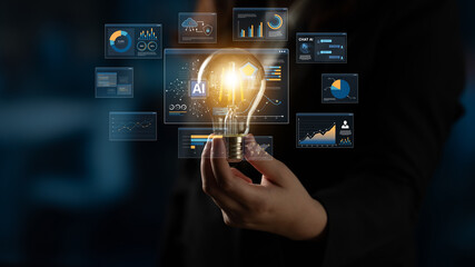 AI Assistant Brain Processor with LLM Technology, Big Data, Machine Learning, Generative AI for Business Support, Future Agentic AI Technology and Artificial Intelligence Prompt Engineering. Spline