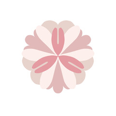 pink flower vector