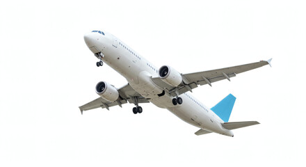 Obraz premium Airplane isolated on white background