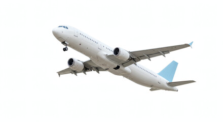 Fototapeta premium Airplane isolated on white background