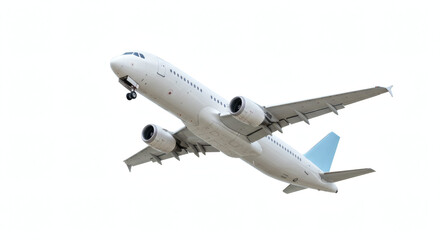 Airplane isolated on white background