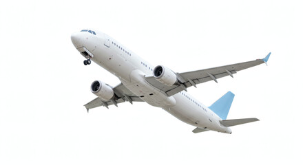 Naklejka premium Airplane isolated on white background