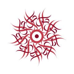 arabic calligraphy banner abstract design