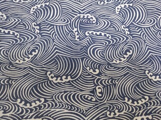abstract seamless pattern with waves