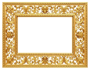 Ornate gold picture frame (2)