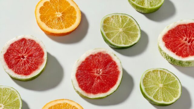 mesmerizing composition of summer color palettes featuring ultrabright watermelon tangerine lemon and lime shades