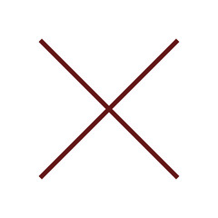 Red Cross Symbol. Red Cross Mark Icon.