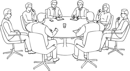 group of business people meeting