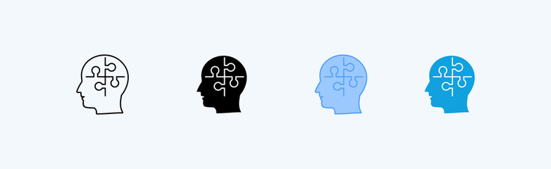 Psychology Outline Icon