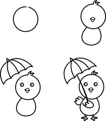 How to Draw a Doll Easy Step-by-Step Drawing Tutorial for Kids