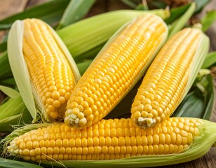 Fresh corn on the cob