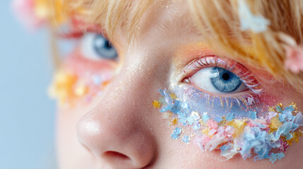 ai narrating fairy tale with deep emotions essence of magic through expressive eyes