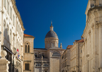 Dubrovnik, Croatia, 27th July 2025, Cathedral of the Assumption of the Virgin Mary aka Prvostolnica Uznesenja Bla_ene Djevice Marije