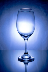 empty wine glass