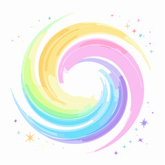 Hintergrund bunter Strudel