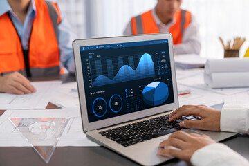 Business data dashboard provide brisk business intelligence analytic for marketing strategy planning