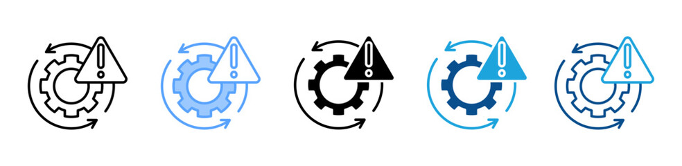 Incident icon sheet multiple style collection