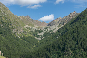 Fototapeta premium Blick ins Val Trevesina