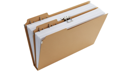 Brown Manilla Classification Folder for Legal and Project Documents. clipping path, Business concept, PNG, graphic resources.