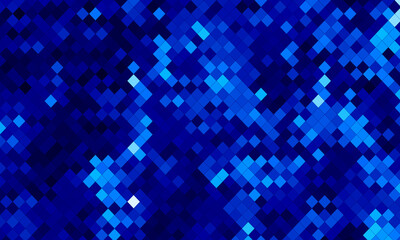 Abstract blue mosaic background. Abstract geometric mosaic pattern with blue gradient tones.