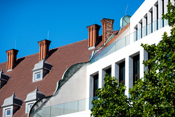 Architectural Contrast: Historic and Modern Buildings in Berlin