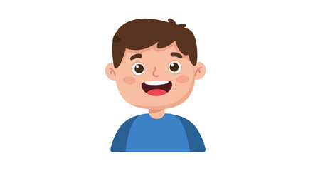 Simple cartoon illustration of a small blue house with a green roof.