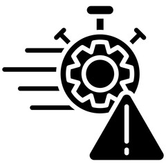 Incident Response glyph icon