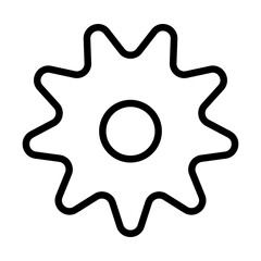 gear icon vector illustration